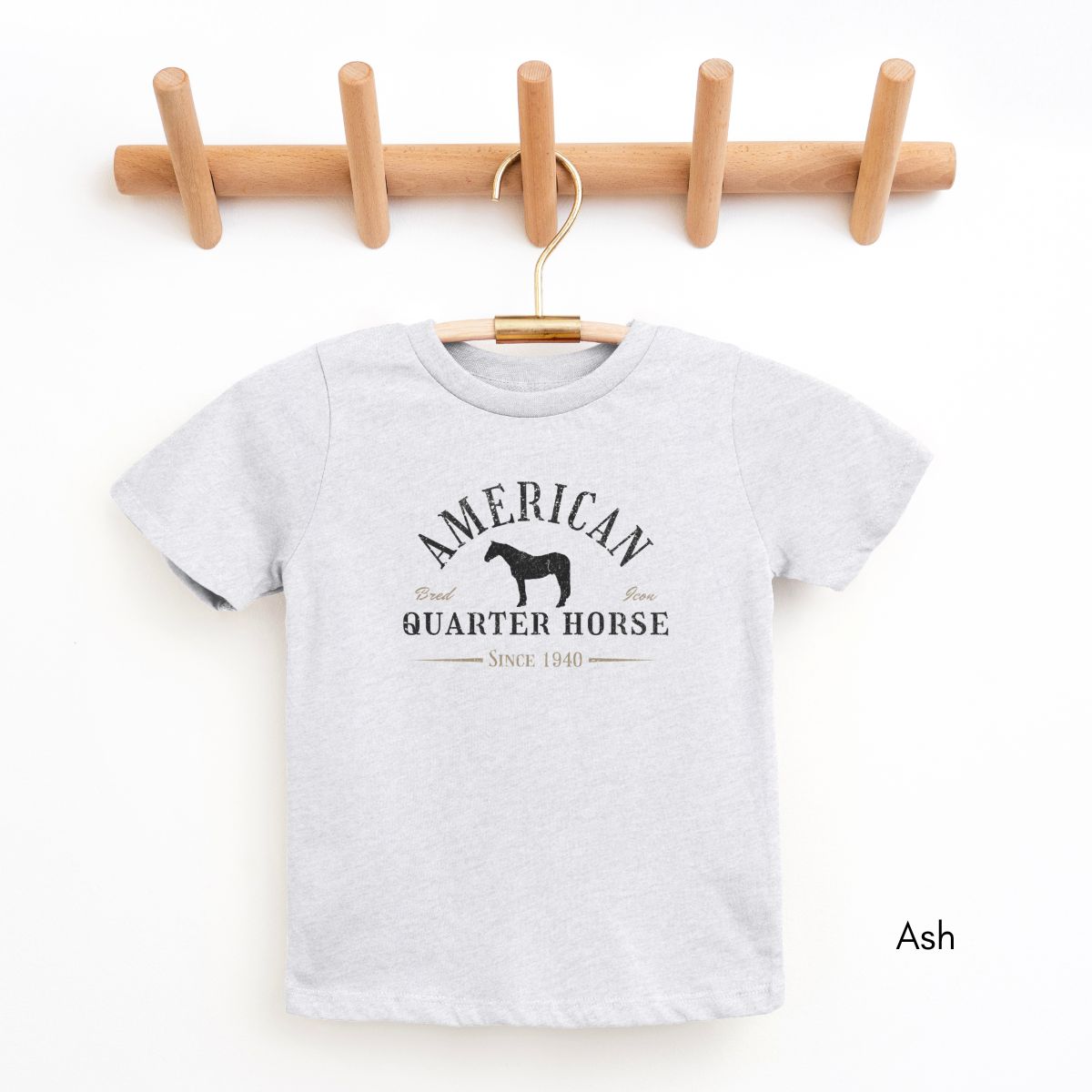 American Quarter Horse YOUTH/KIDS Unisex Light Weight T-shirt