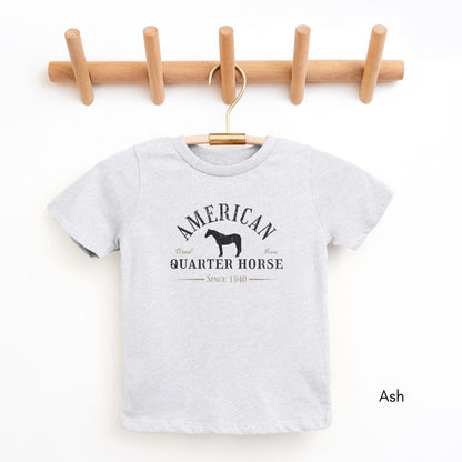 American Quarter Horse YOUTH/KIDS Unisex Light Weight T-shirt