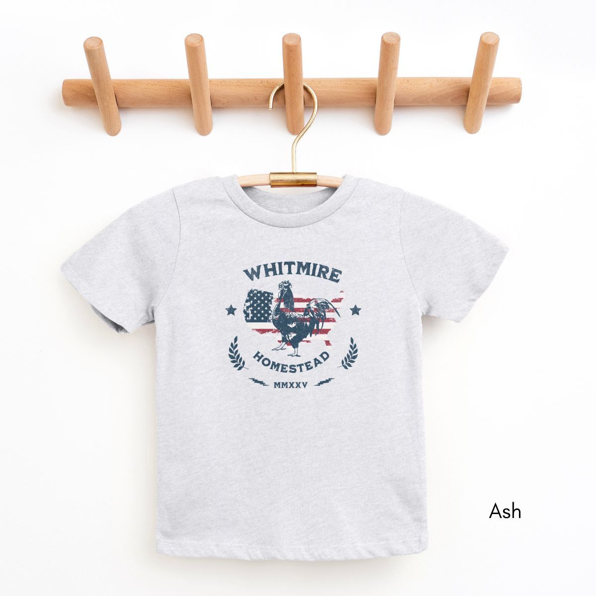Custom YOUTH/KIDS Patriotic Farm Unisex Light Weight Tshirt