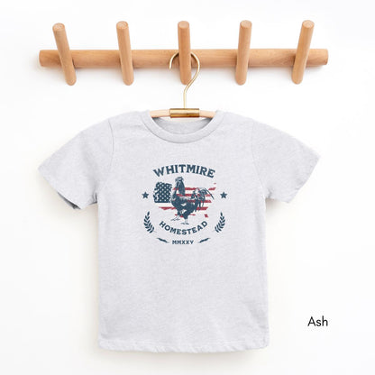 Custom YOUTH/KIDS Patriotic Farm Unisex Light Weight Tshirt