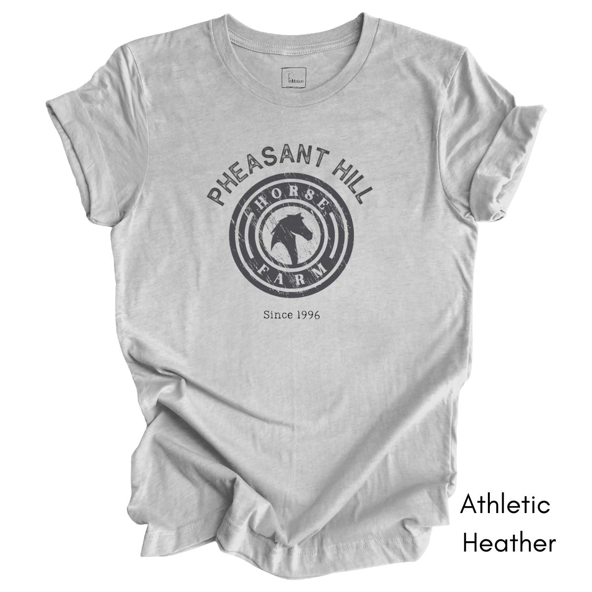 Custom Horse Farm Unisex Jersey Light Weight T-shirt