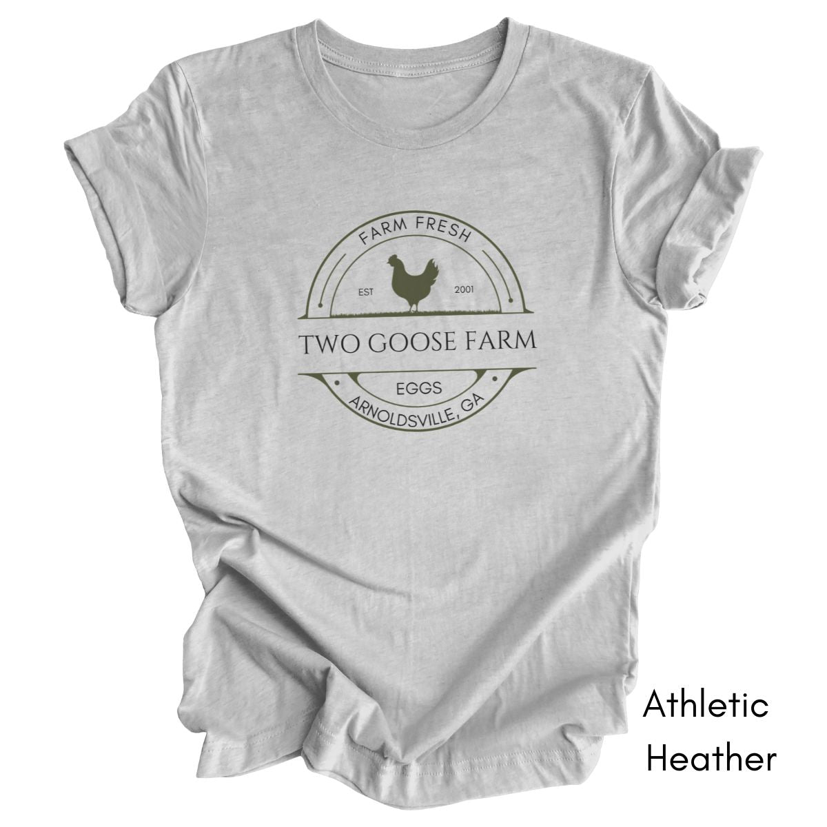 Custom Egg Farm Unisex Light Weight Jersey T-shirt