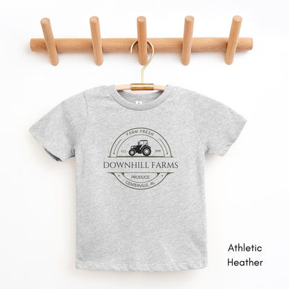 Custom YOUTH/KIDS  Farm Short Sleeve Unisex Light Weight Jersey T-shirt