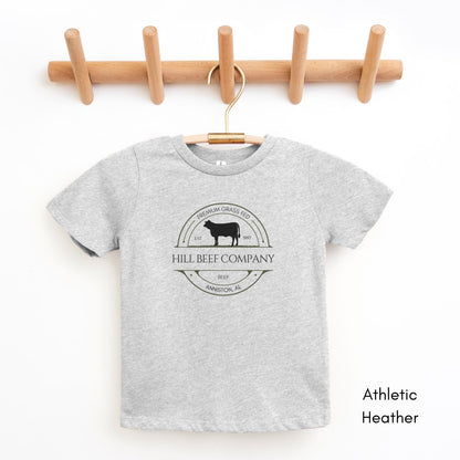 Custom YOUTH/KIDS Beef Cattle Farm Unisex Light Weight t-shirt