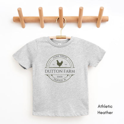 Custom YOUTH/KIDS Egg Farm Unisex Light Weight Tee