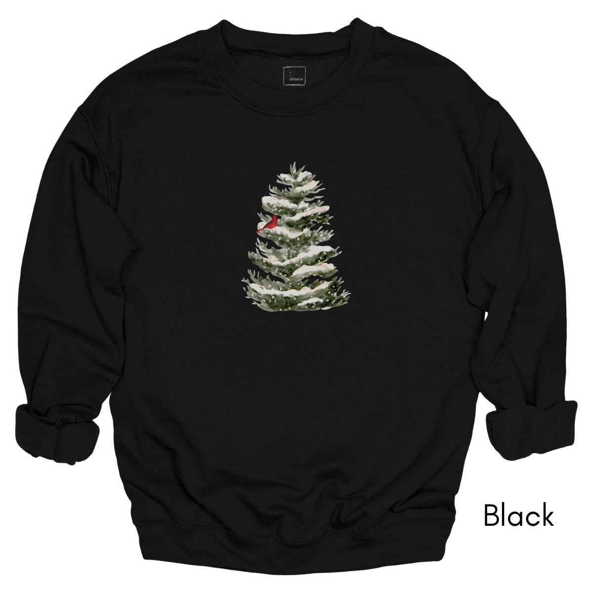 The Visitor - Winter Caridnal, Holiday Comfort Unisex Crewneck Sweatshirt