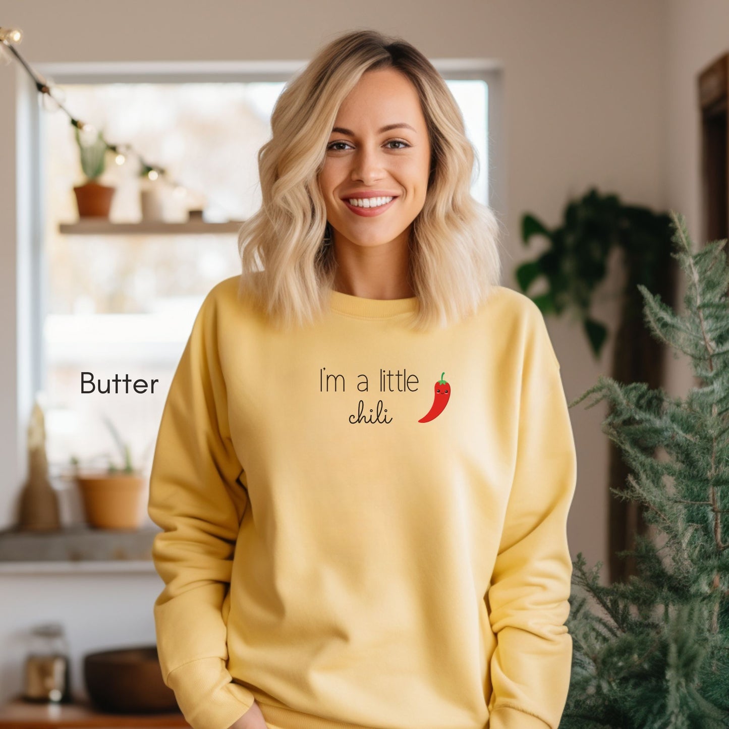 I'm a Little Chili Garment-Dyed Sweatshirt