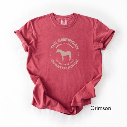 American Quarter Horse Breed Unisex Vintage Mid-Weight T-shirt