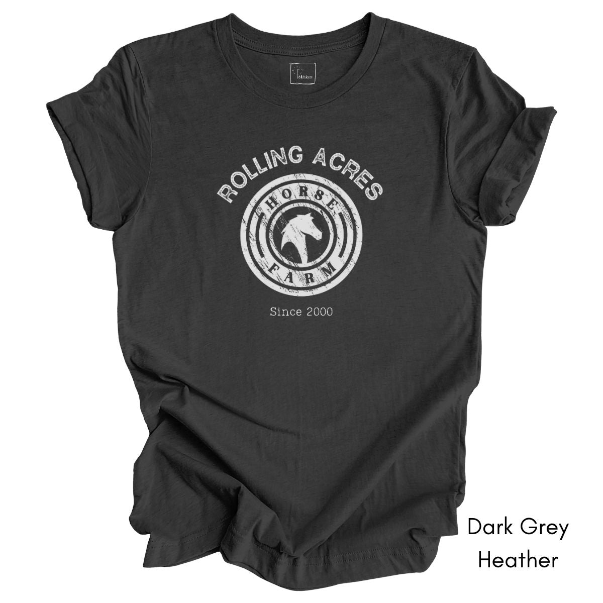 Custom Horse Farm Unisex Jersey Light Weight T-shirt
