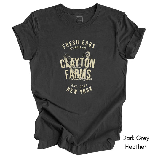 Custom Local Egg Farm Light Weight Jersey T-shirt