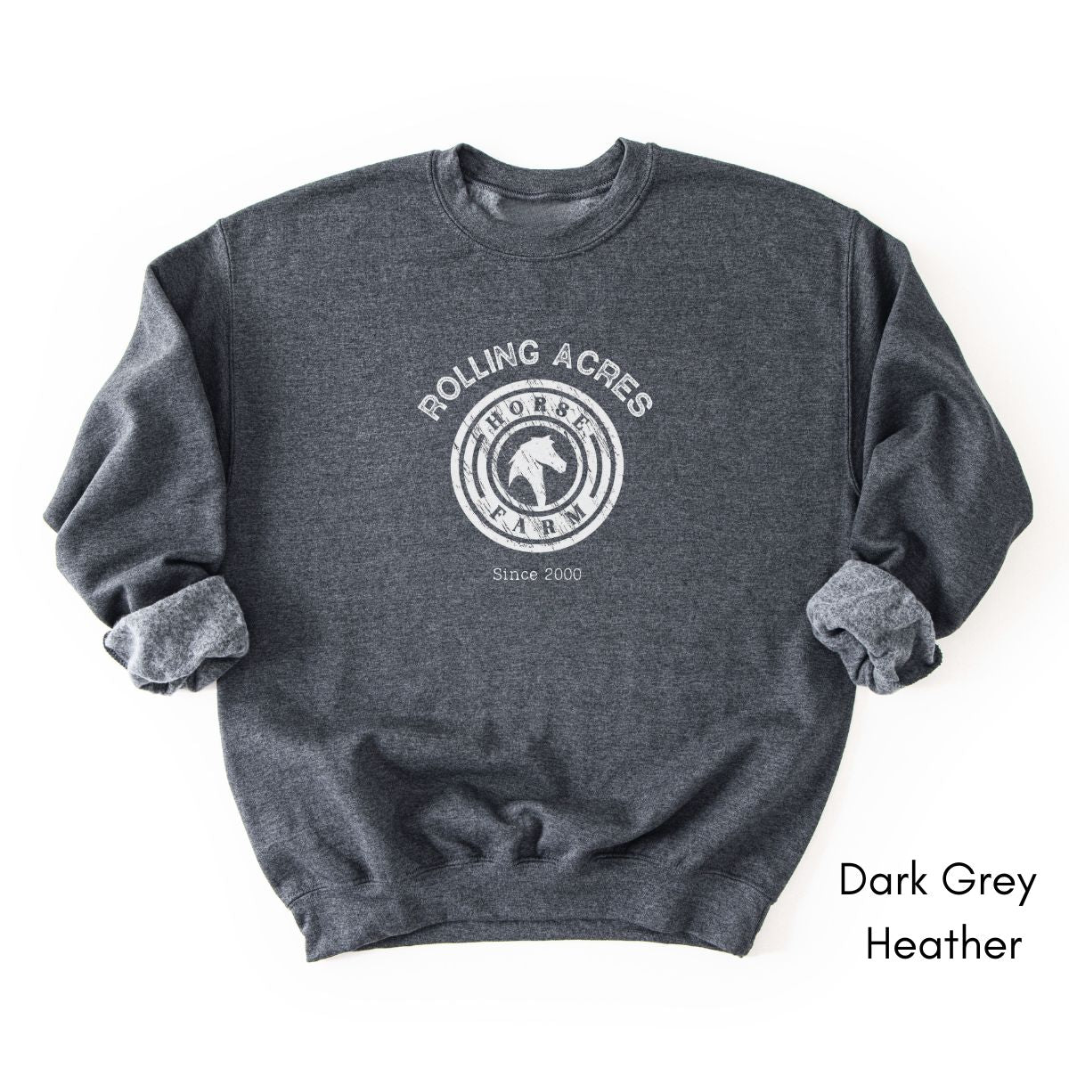 Custom Horse Farm Unisex Crewneck Sweatshirt