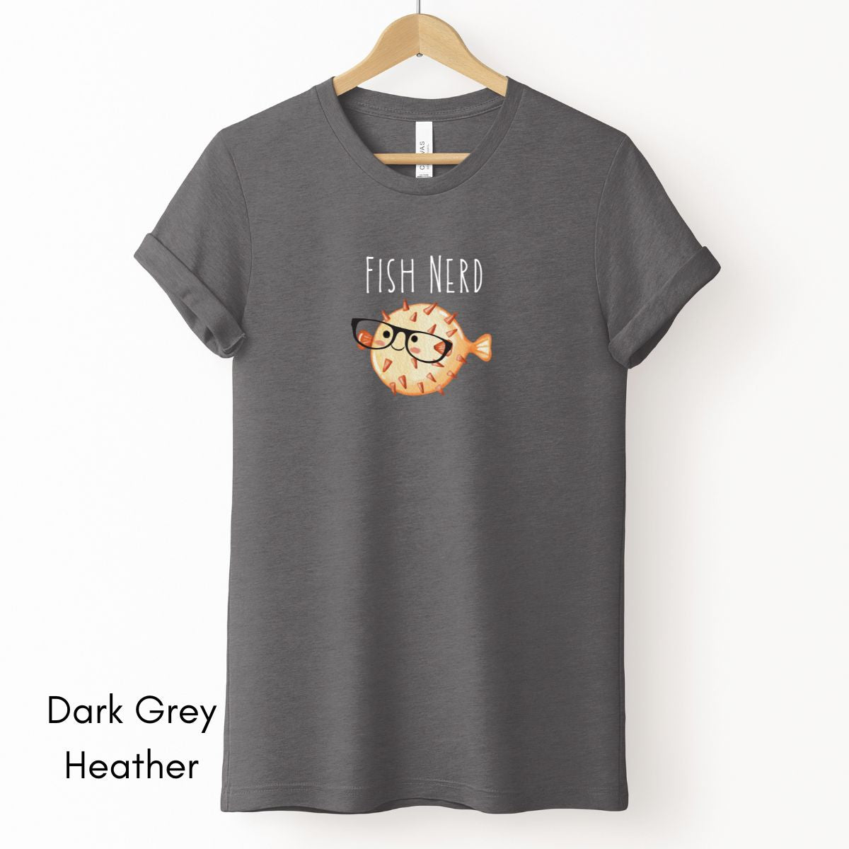 Fish Nerd Unisex Jersey Light Weight T-shirt