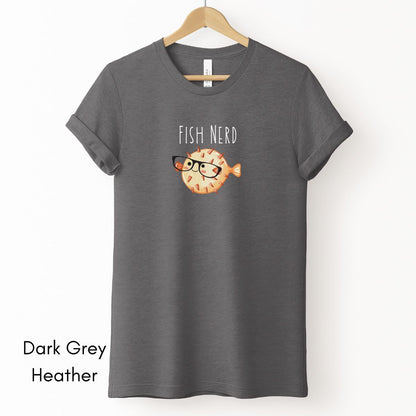 Fish Nerd Unisex Jersey Light Weight T-shirt