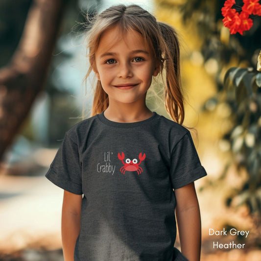 Lil' Crabby YOUTH Unisex Light Weight Jersey T-shirt