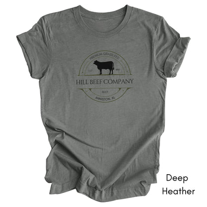Custom Cattle Beef Farm Heifer Version Light Weight T-shirt