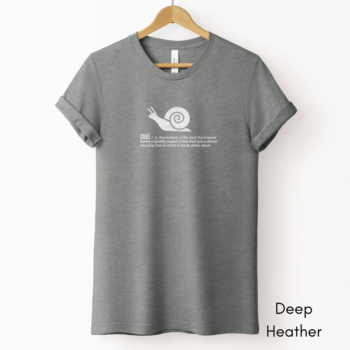 Snail Tee - Unisex Jersey Light Weight T-shirt