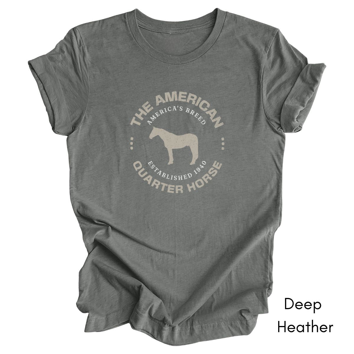American Quarter Horse Breed Unisex Light Weight Jersey T-shirt