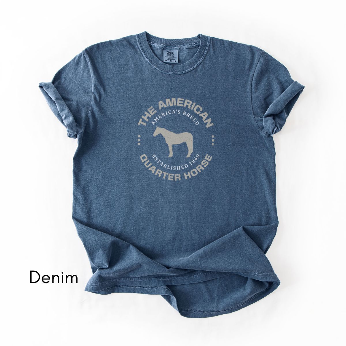 American Quarter Horse Breed Unisex Vintage Mid-Weight T-shirt