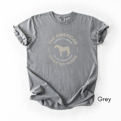 American Quarter Horse Breed Unisex Vintage Mid-Weight T-shirt