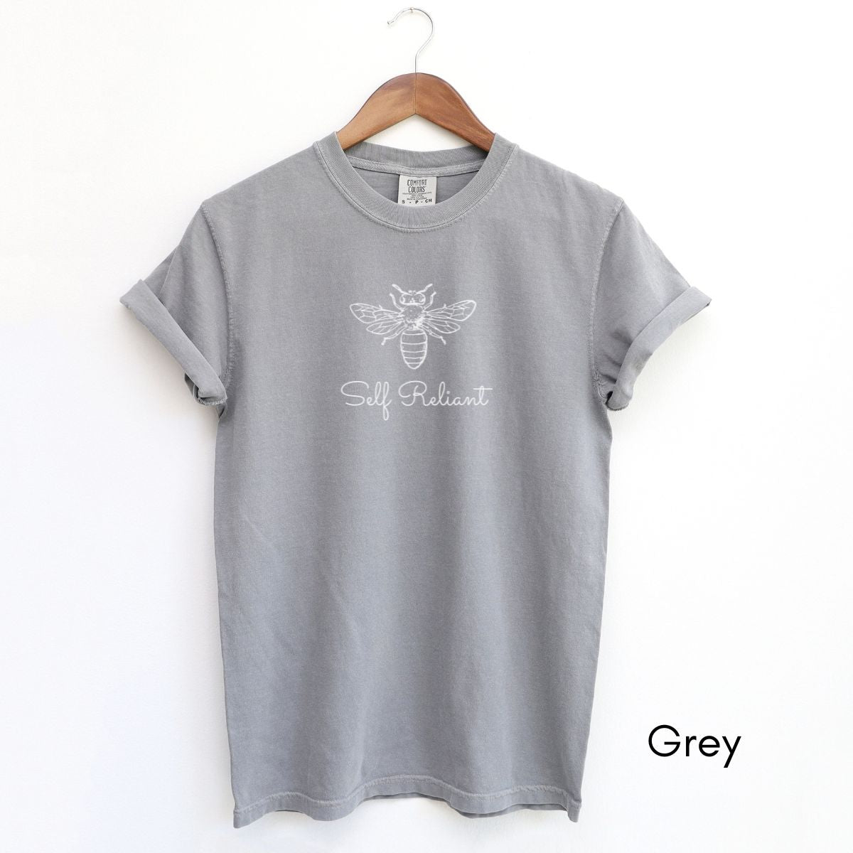 Bee Self Reliant Unisex Garment-Dyed T-shirt