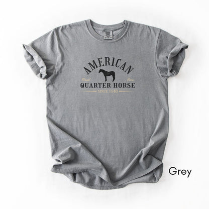 American Quarter Horse Breed Unisex Midweight Vintage Style T-Shirt