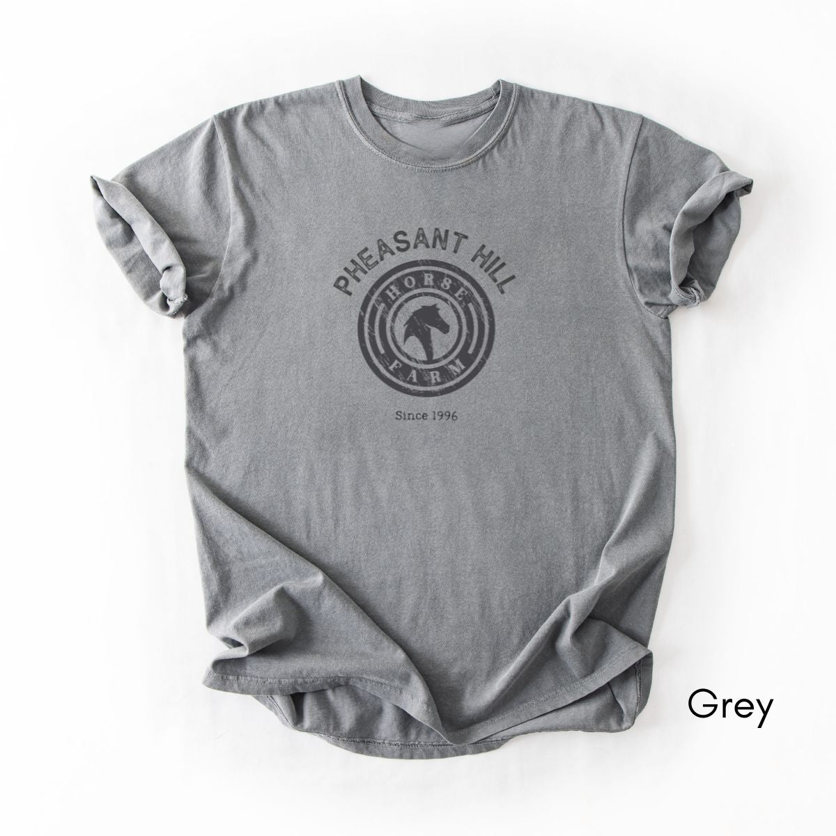 Custom Horse Farm Midweight Vintage Style T-shirt