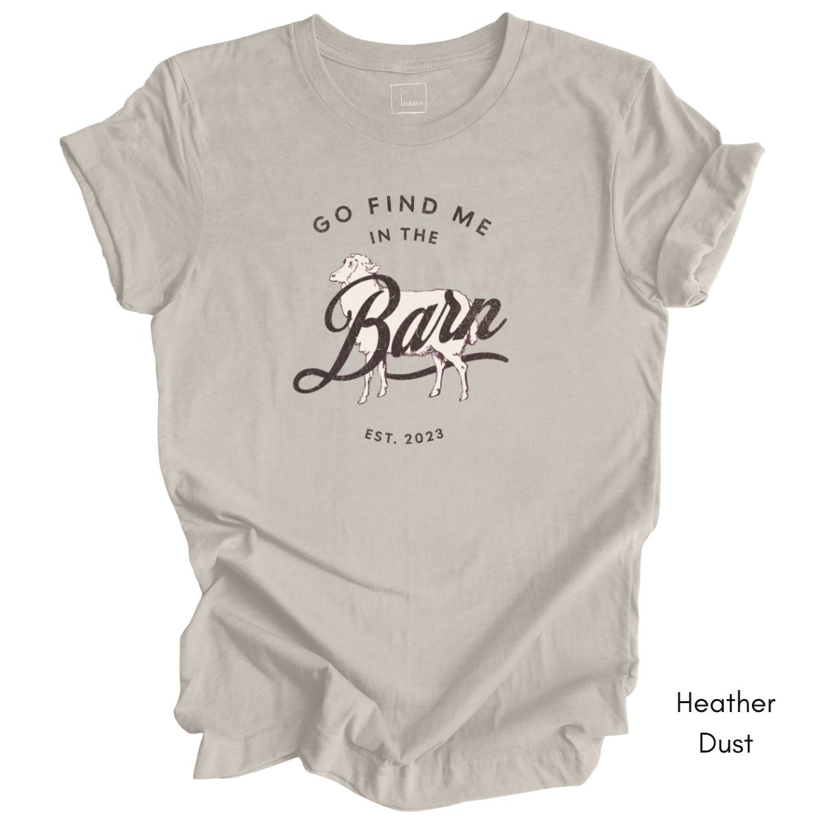Find Me in the Sheep Barn Light Weight Jersey T-shirt