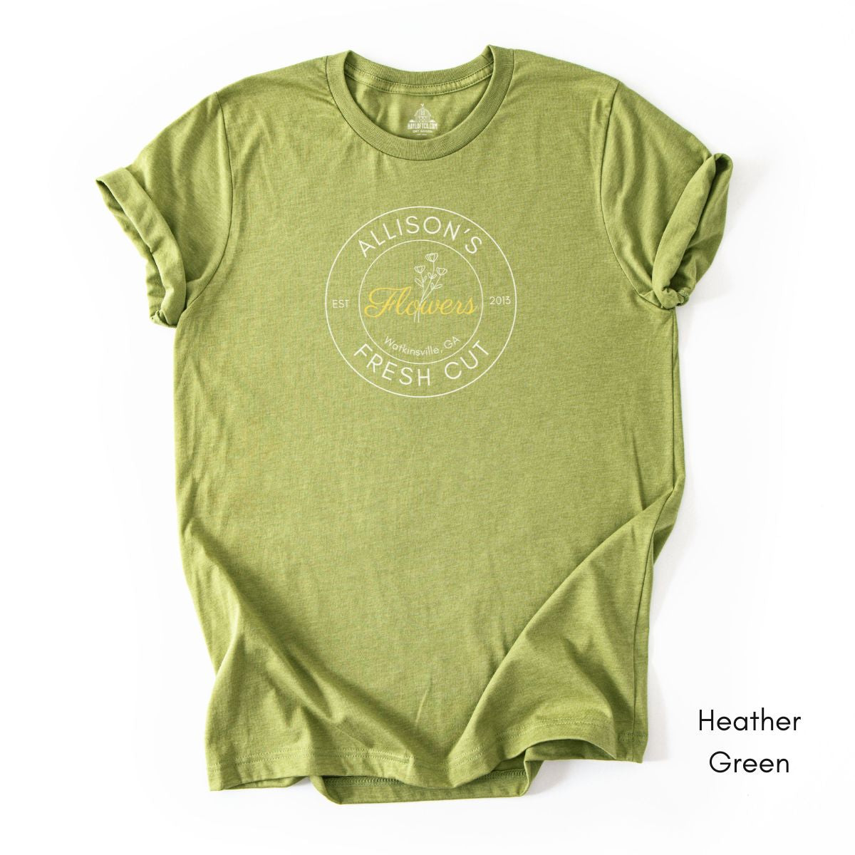 Custom Fresh Cut Flower Farm Light Weight Jersey T-shirt