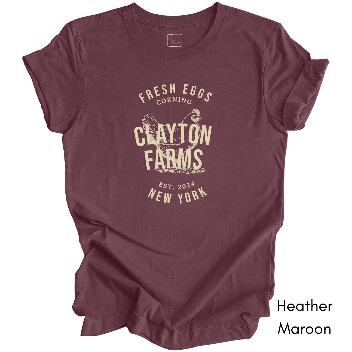 Custom Local Egg Farm Light Weight Jersey T-shirt