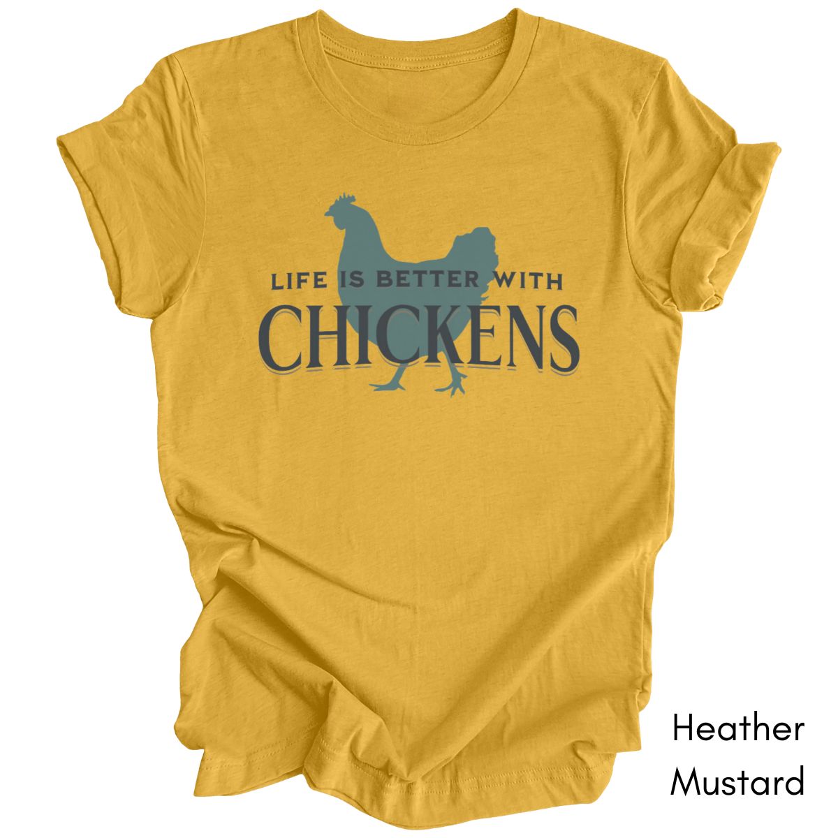 Life is Better With Chickens Light Weight Jersey T-shirt