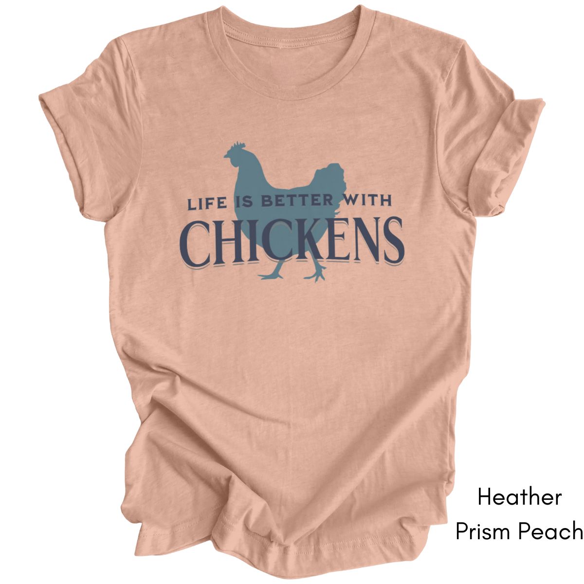 Life is Better With Chickens Light Weight Jersey T-shirt