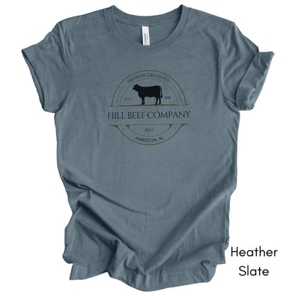 Custom Cattle Beef Farm Heifer Version Light Weight T-shirt