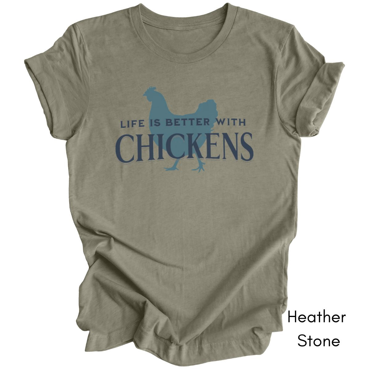 Life is Better With Chickens Light Weight Jersey T-shirt