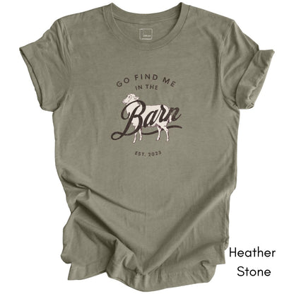 Find Me in the Sheep Barn Light Weight Jersey T-shirt