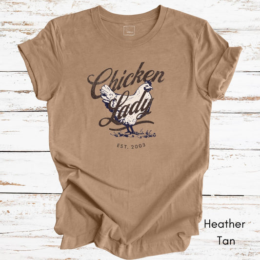 Chicken Lady Jersey Light Weight T-shirt