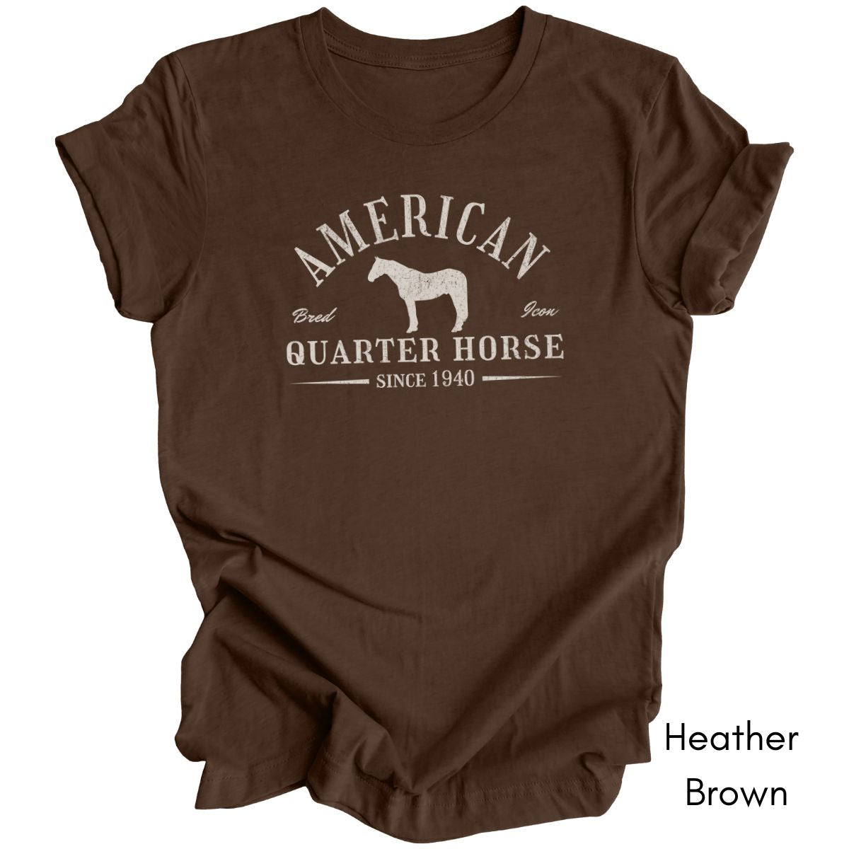 American Quarter Horse Light Weight Unisex Jersey T-shirt Dark Colors