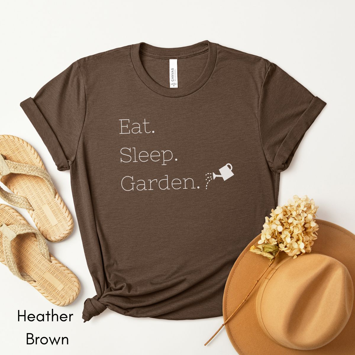 Eat Sleep Garden Unisex Jersey Light Weight T-shirt