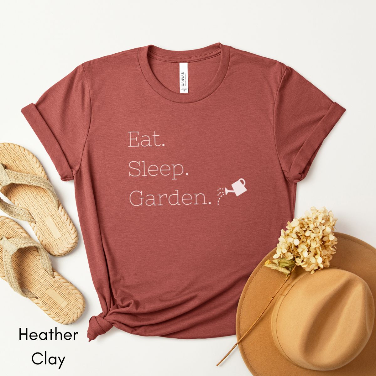 Eat Sleep Garden Unisex Jersey Light Weight T-shirt