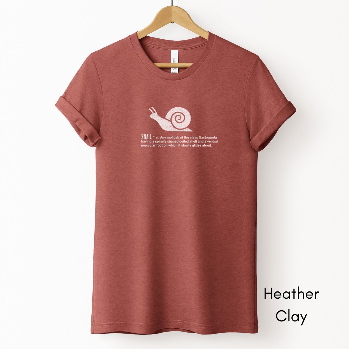Snail Tee - Unisex Jersey Light Weight T-shirt
