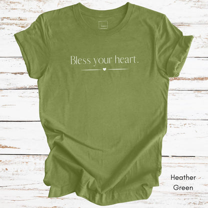 Bless Your Heart - Unisex Jersey Light Weight T-shirt