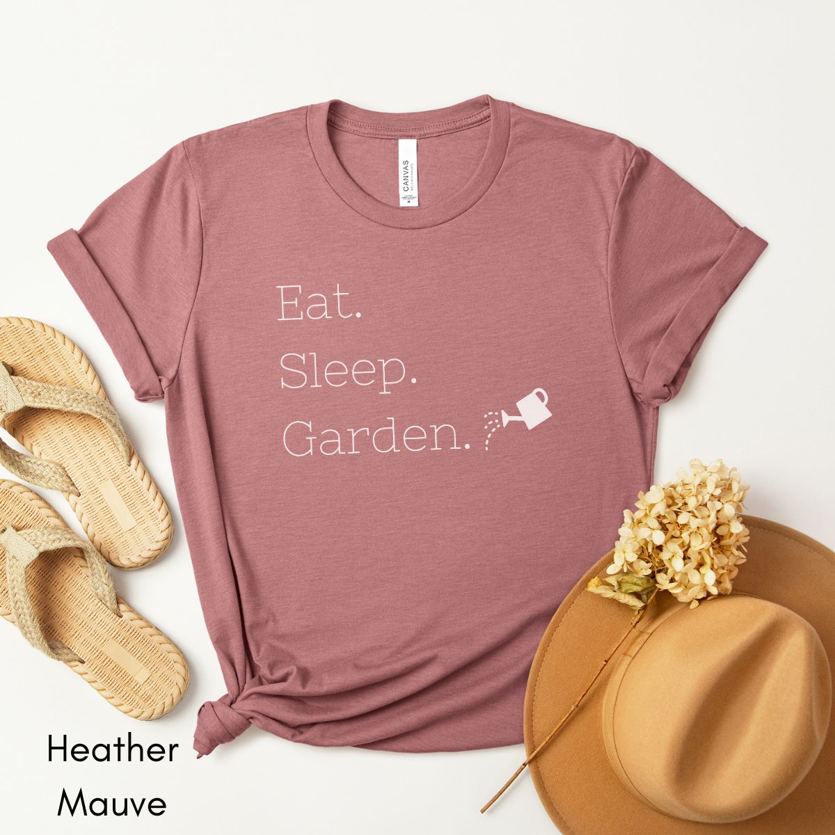 Eat Sleep Garden Unisex Jersey Light Weight T-shirt