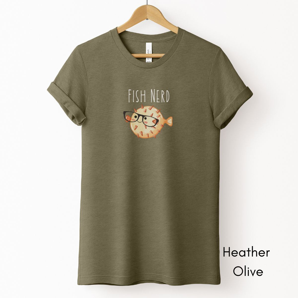 Fish Nerd Unisex Jersey Light Weight T-shirt