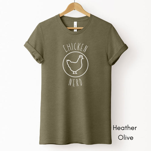 Chicken Nerd Unisex Light Weight Jersey T-shirt
