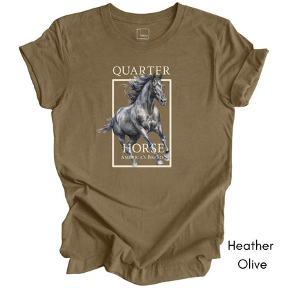 Quarter Horse America's Breed Unisex Jersey Light Weight Tee