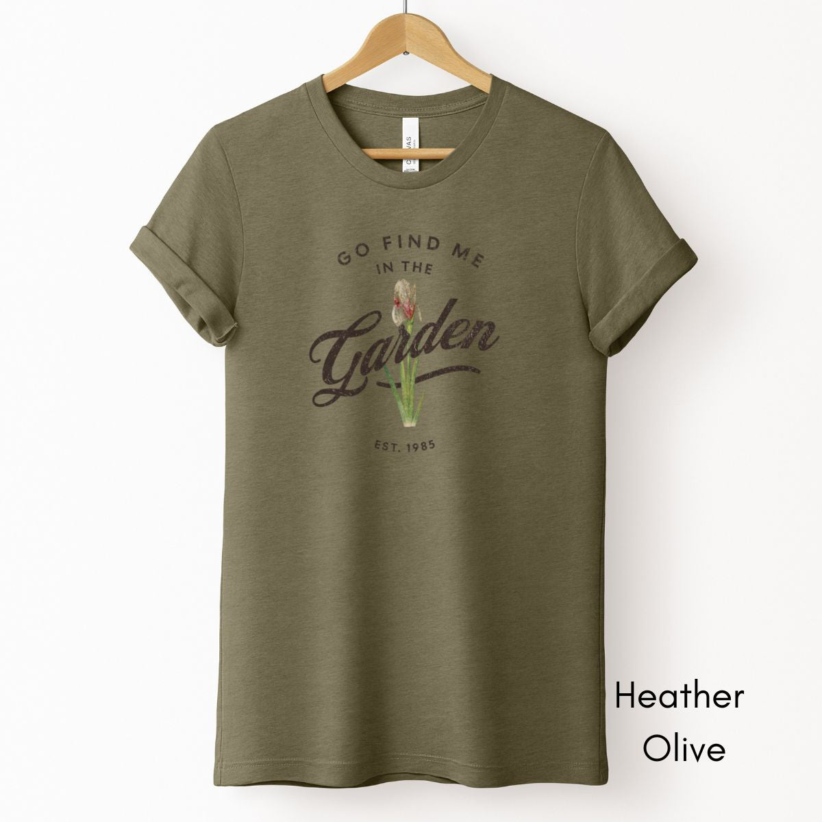 Find Me in the Garden Unisex Light Weight Jersey T-shirt