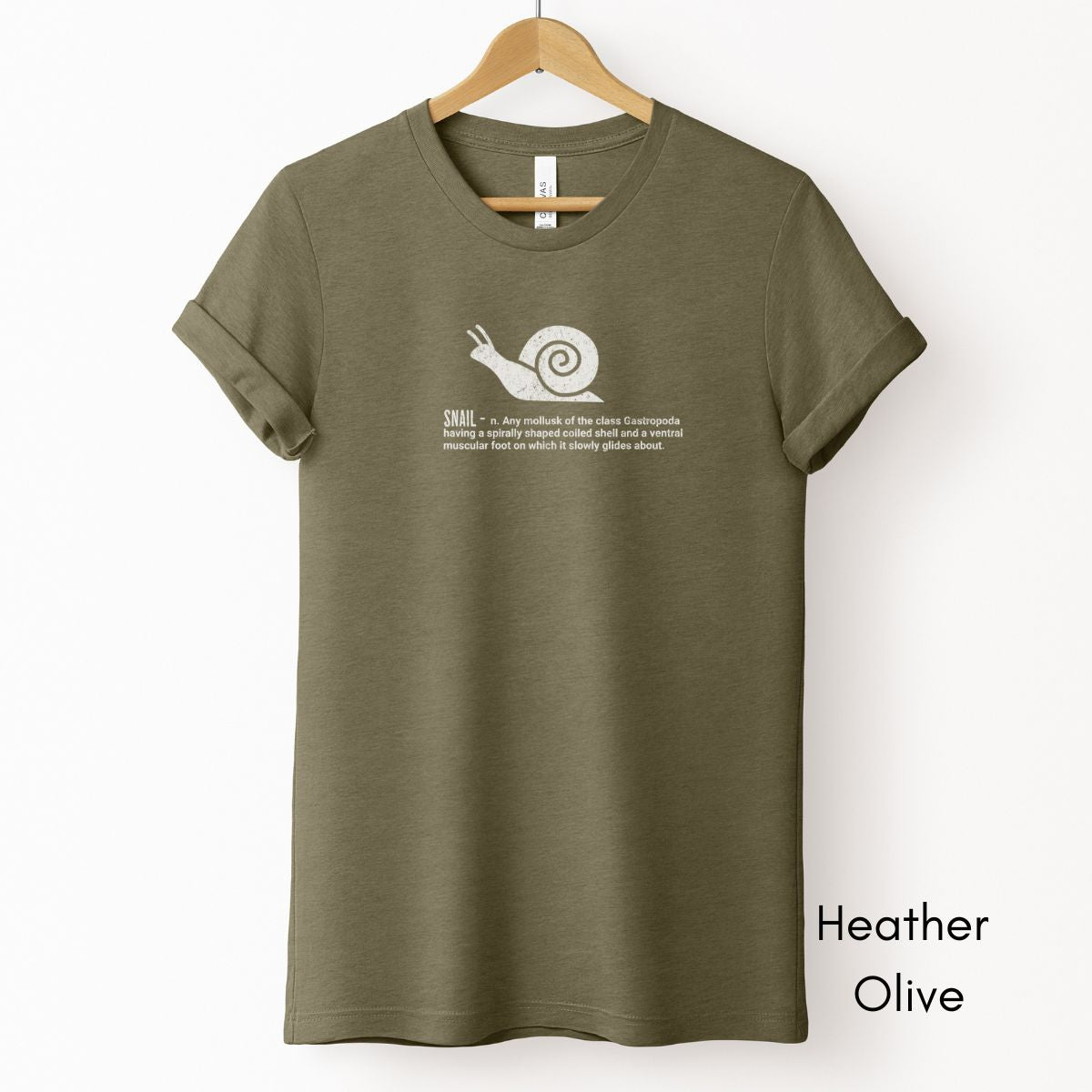 Snail Tee - Unisex Jersey Light Weight T-shirt