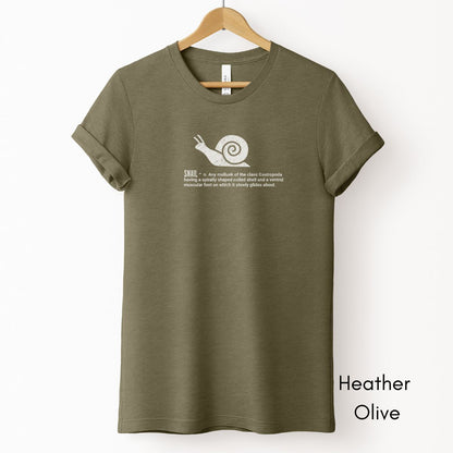 Snail Tee - Unisex Jersey Light Weight T-shirt