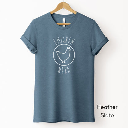 Chicken Nerd Unisex Light Weight Jersey T-shirt