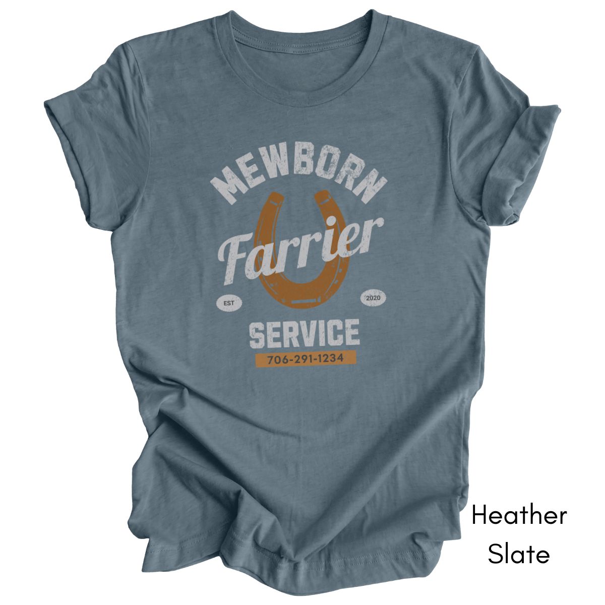 Farrier Personalized Unisex Light Weight Jersey Tshirt