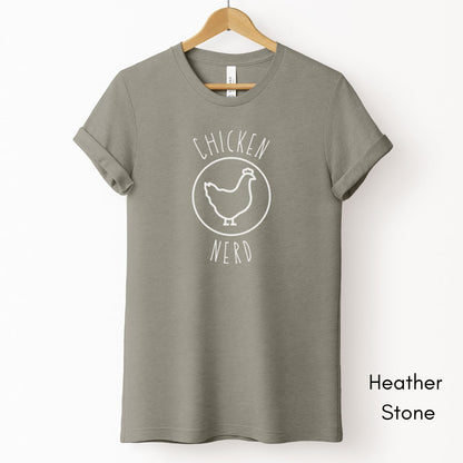 Chicken Nerd Unisex Light Weight Jersey T-shirt